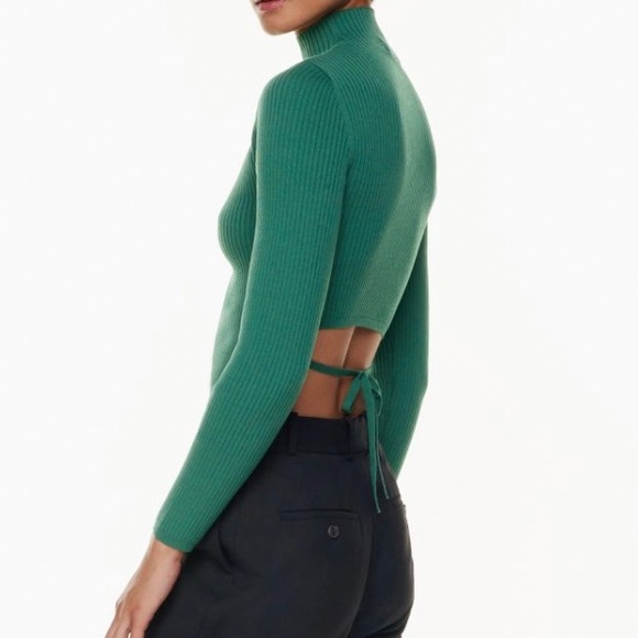 Babaton Sculpt Knit Tie-Back Longsleeve - Picture 4 of 7